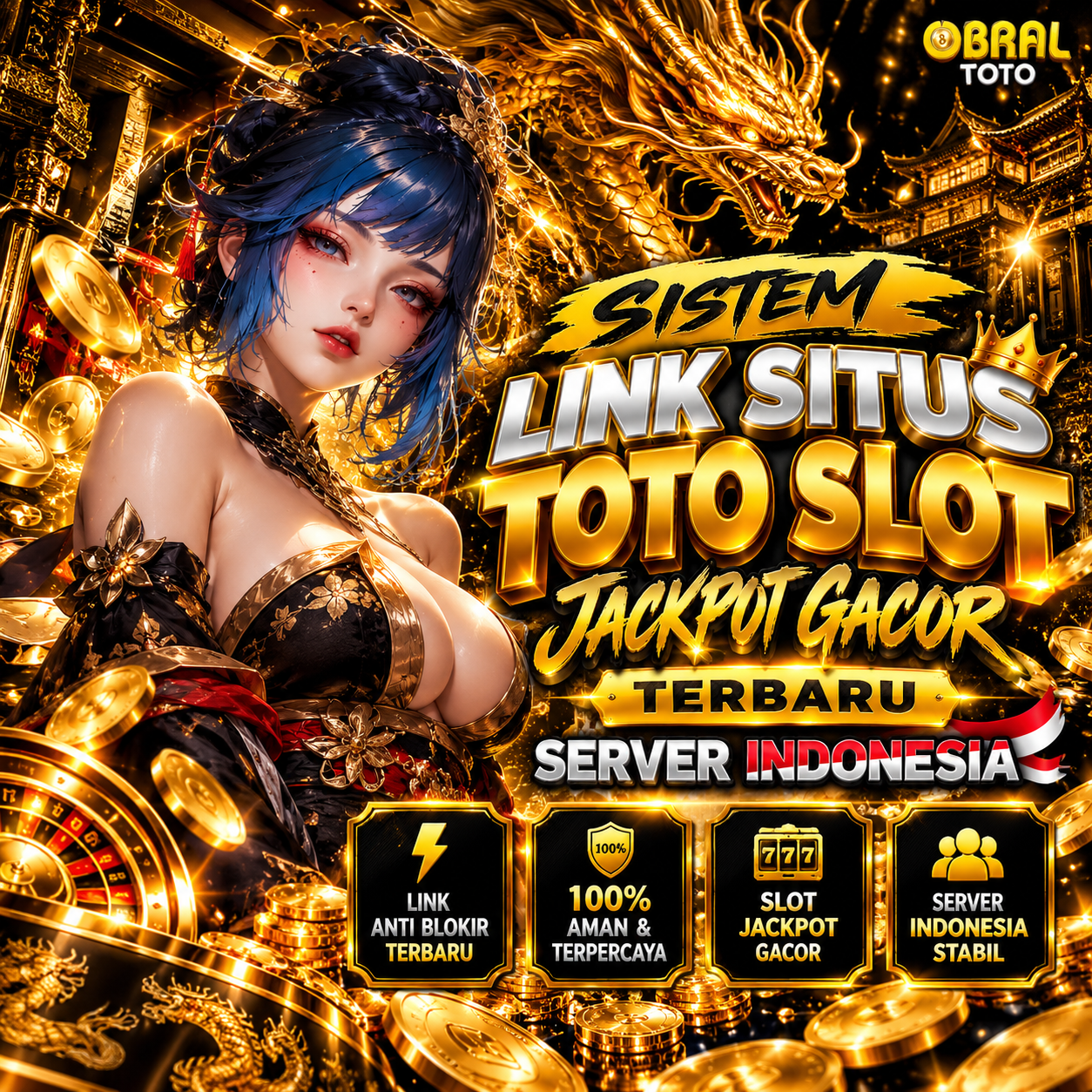 OBRALTOTO ✈️ Titik Sistem Link Situs Toto Slot Jackpot Gacor Terbaru Server Indonesia
